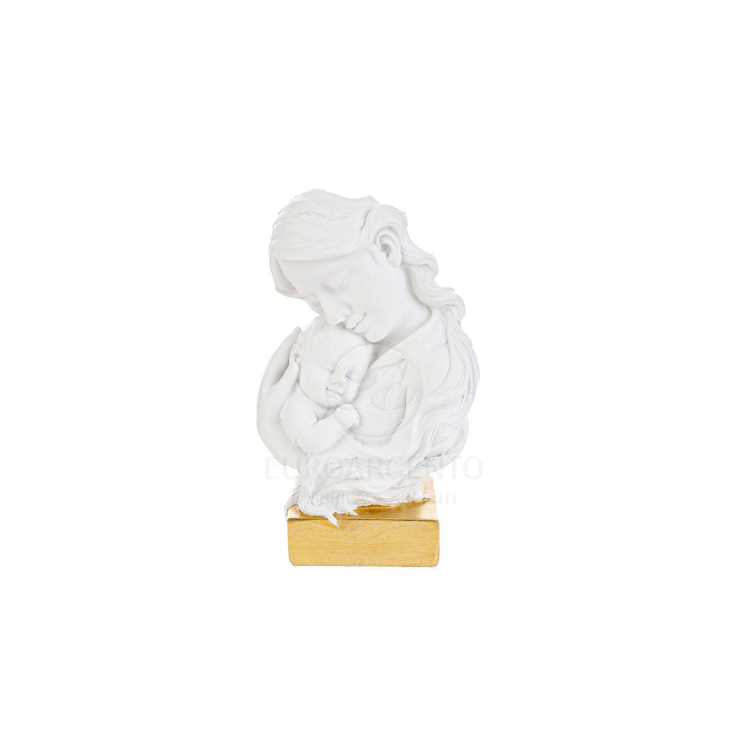 Statua maternità bianca