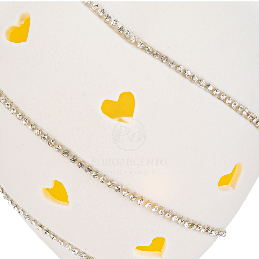 Palloncino cuore led con strass