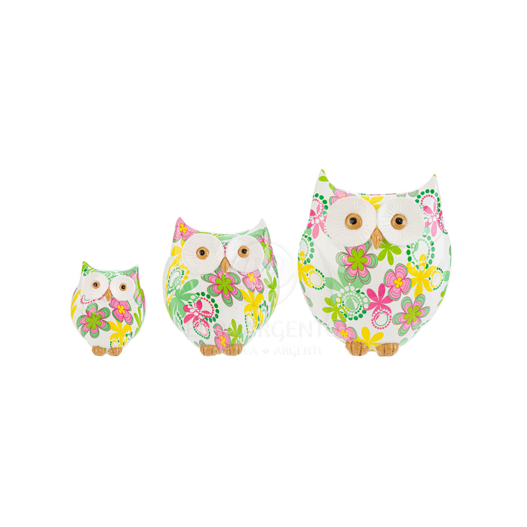 Gufo flowercolor (piccolo)