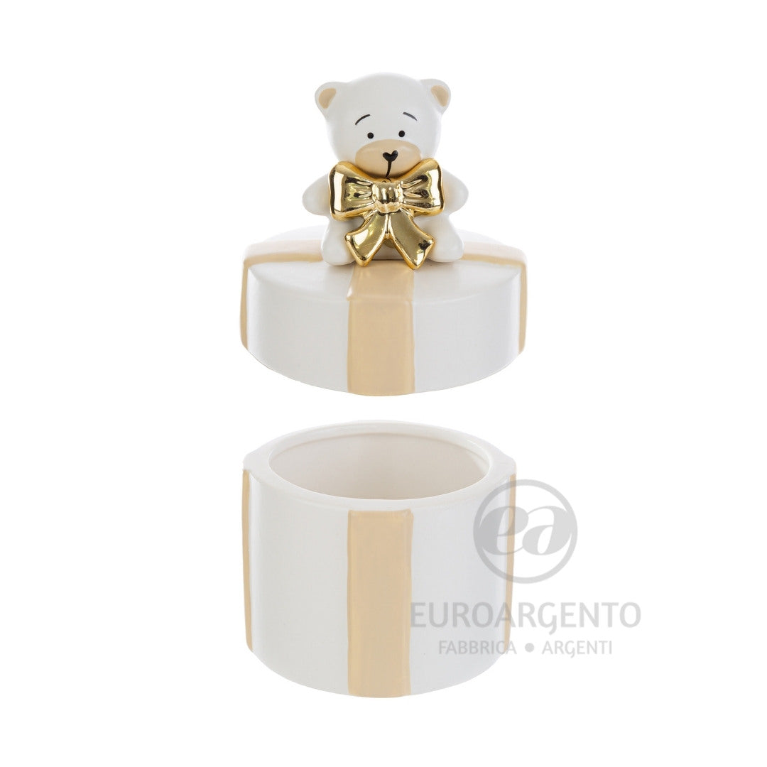 ORSETTO scatola (Bianco - Oro)