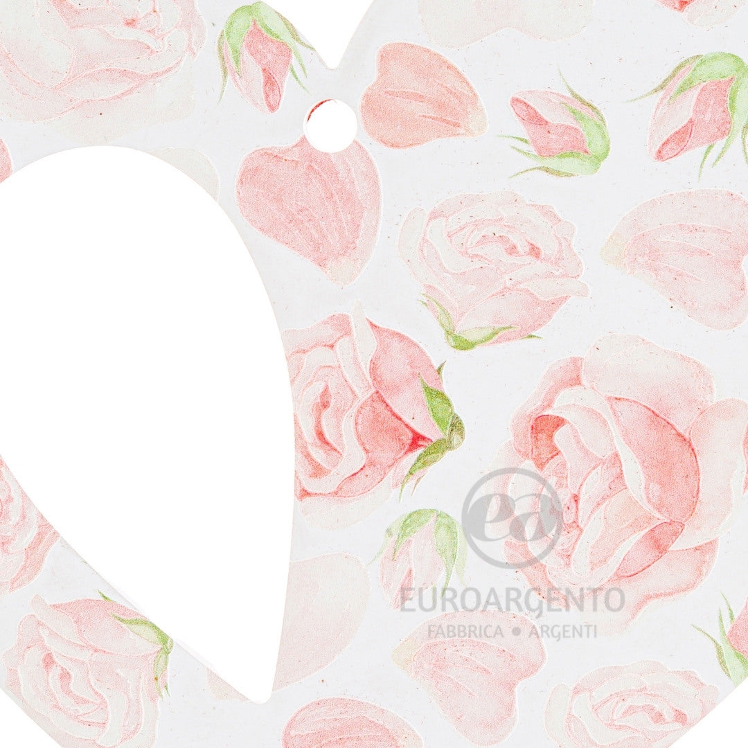 CUORE appendino (Decorazione Rose)