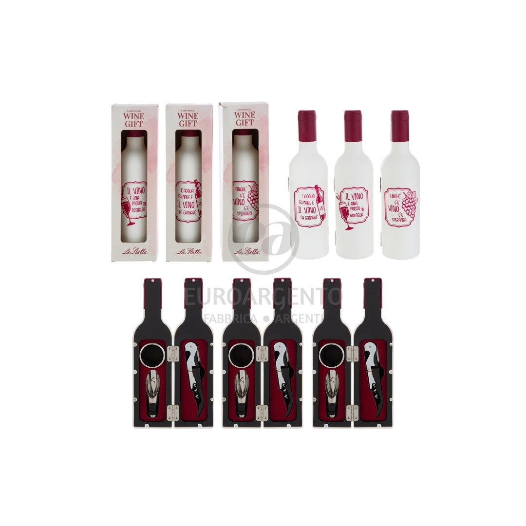 IN BOTTIGLIA - Accessori vino 3pz (3 ASSORTITI)