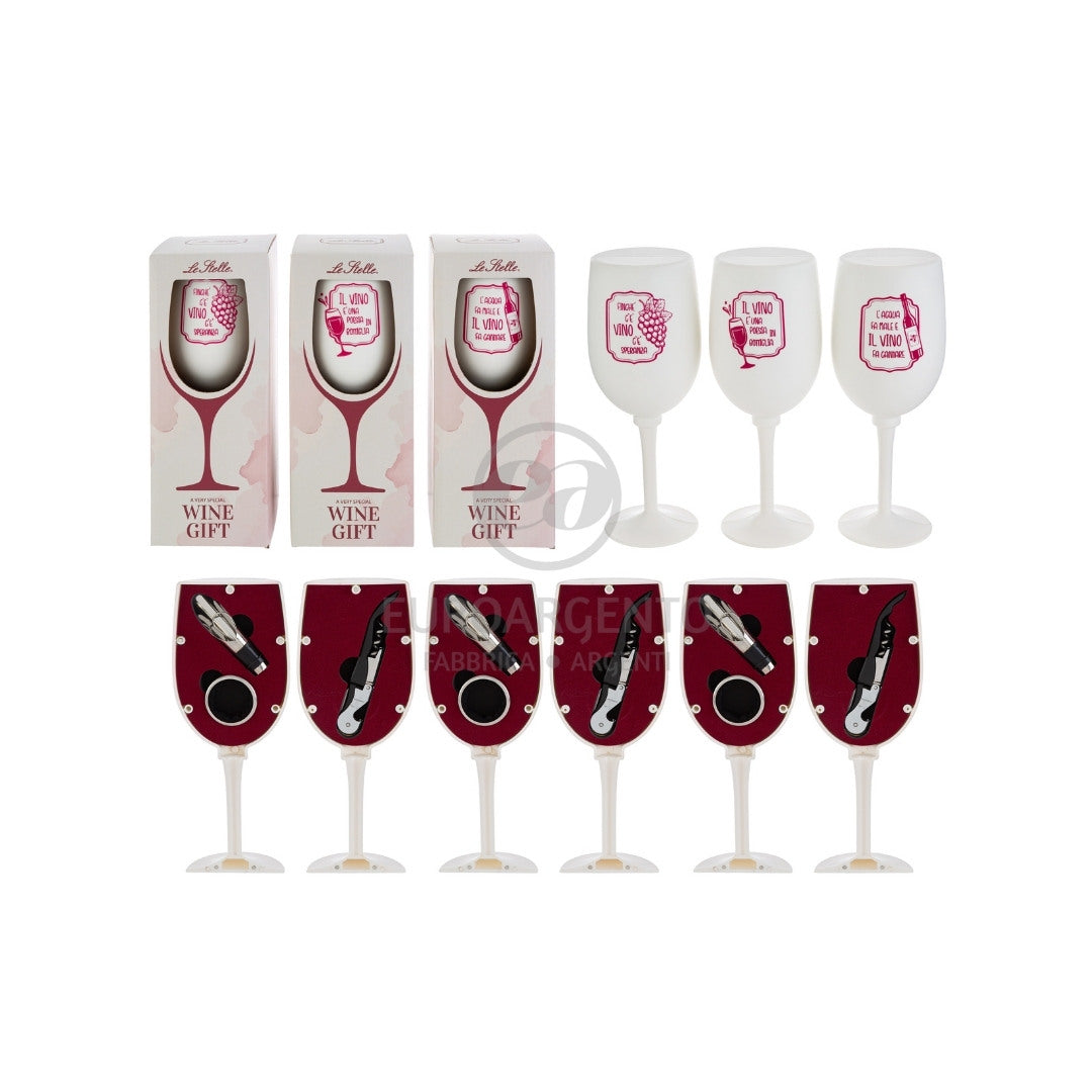 IN CALICE - Accessori vino 3pz (3 ASSORTITI)