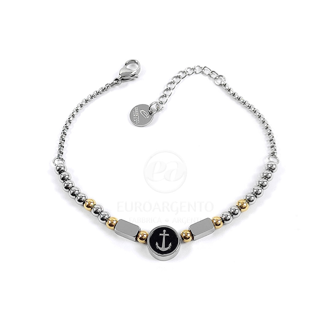 Bracciale con cialda con sopra ancora