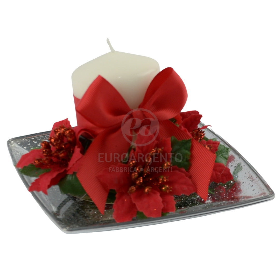 Girocandela stella di natale artificiale