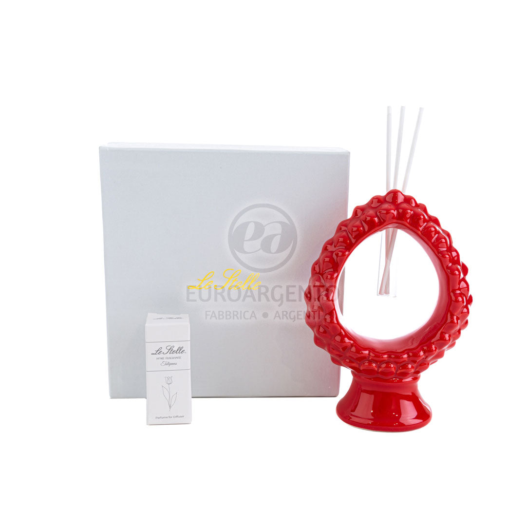 Profumatore pigna bianco