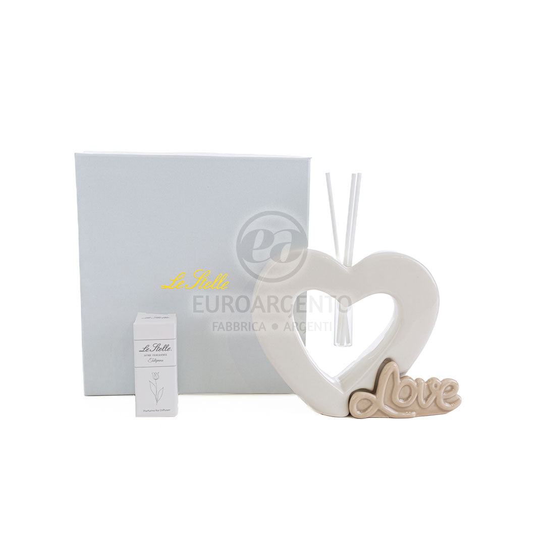 Profumatore cuore love bianco (piccolo)