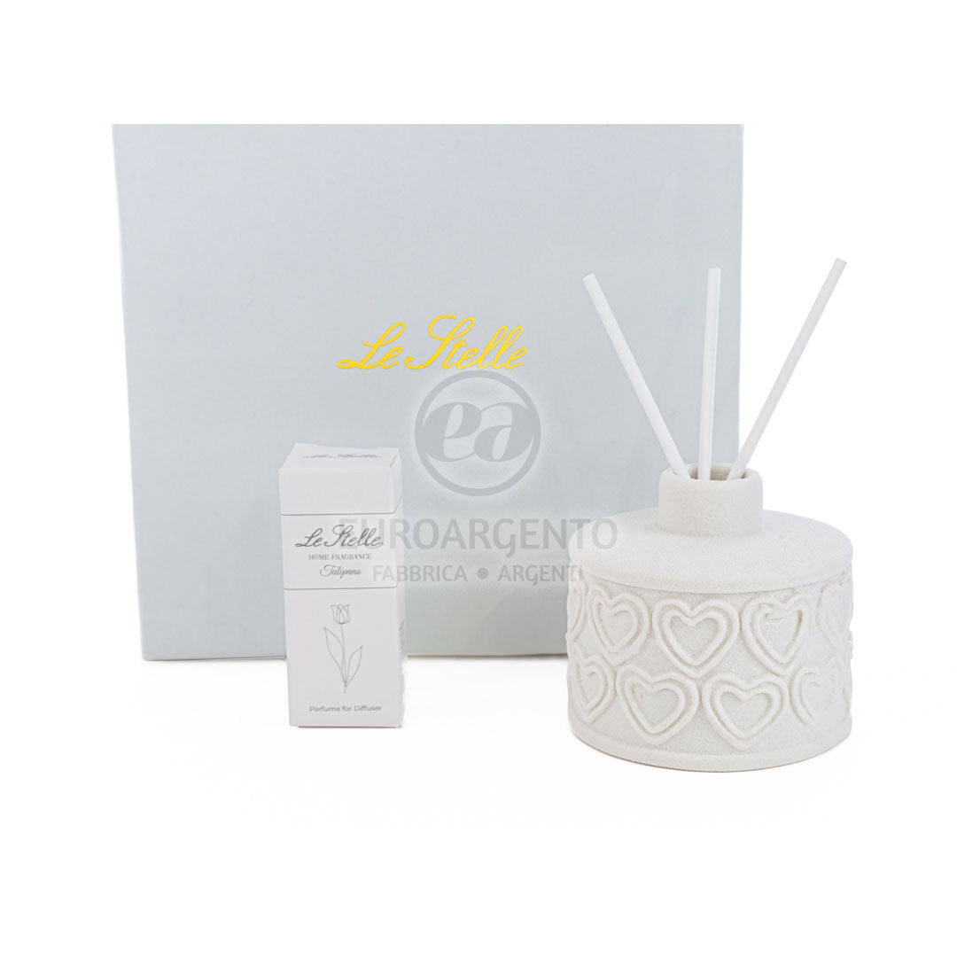 Profumatore con cuore (bianco)