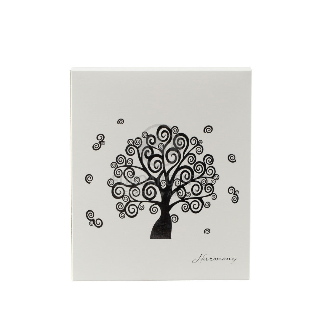 Portafoto 13x18 con decorazione floreale c/box c/fazz