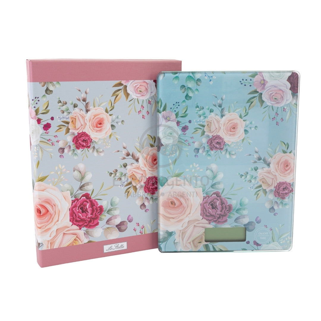 Pink e roses - bilancia rettangolare