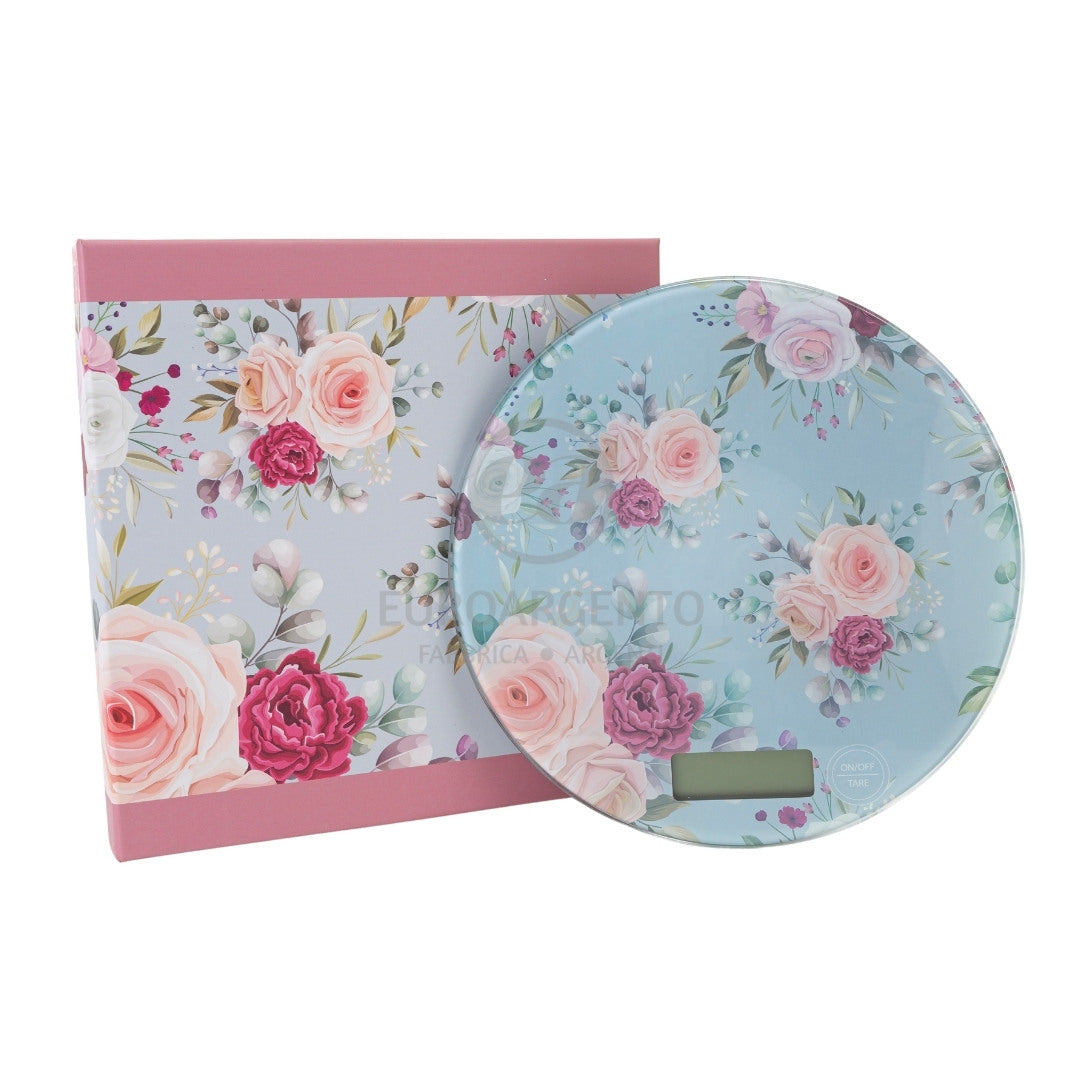 Pink e roses - bilancia tonda