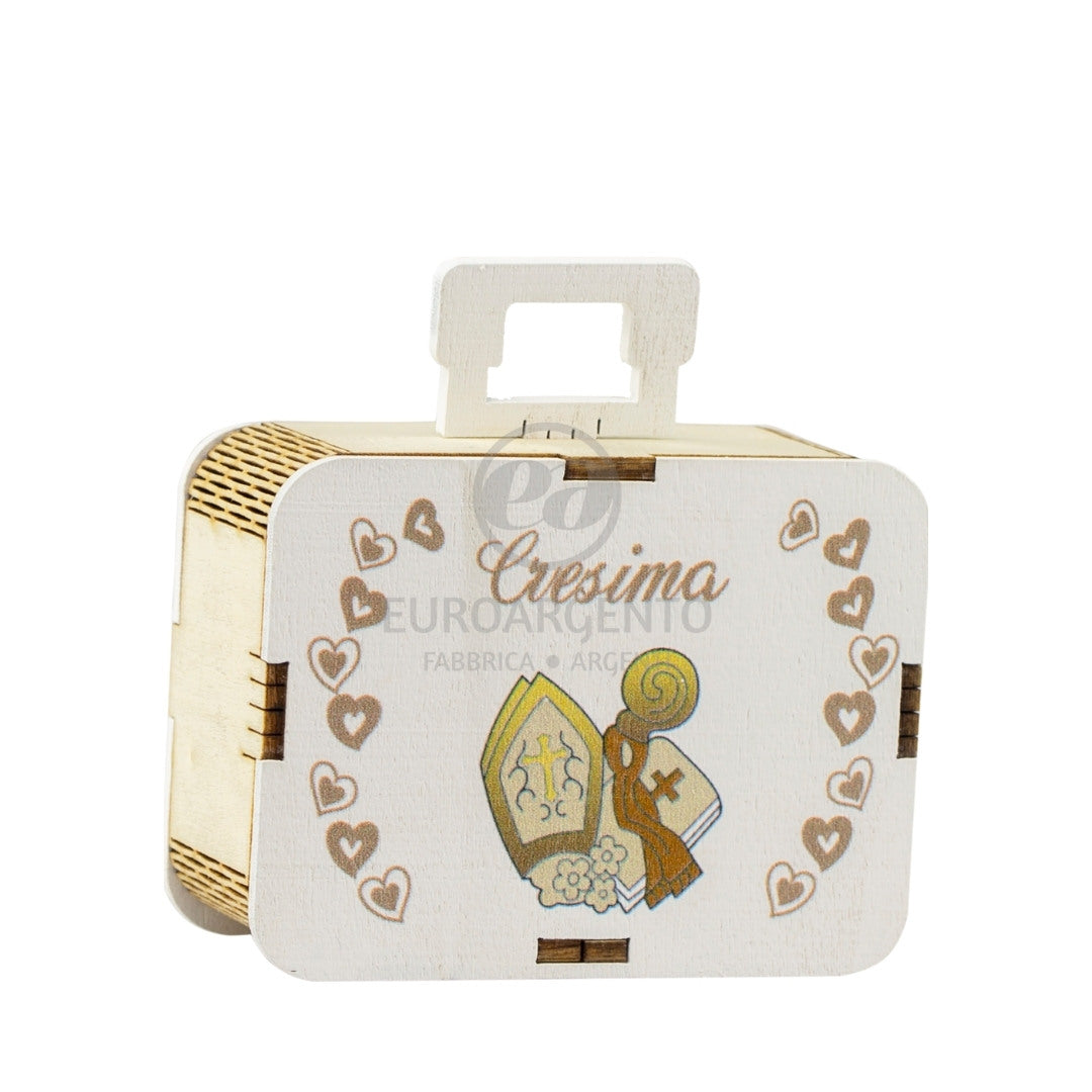 Scatolina valigia simbolo cresima