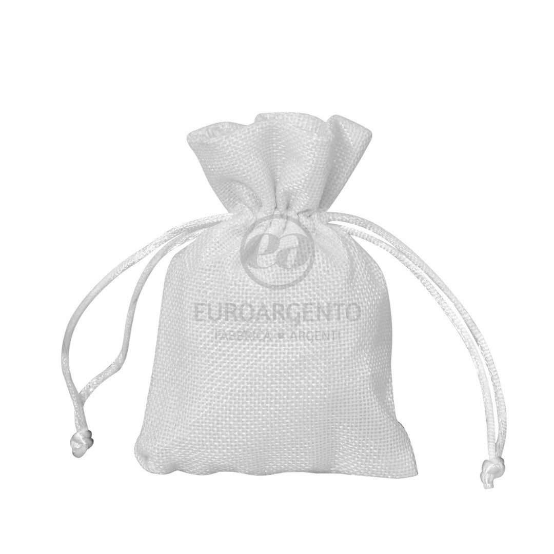 Sacchettino porta confetti con tiranti (bianco)