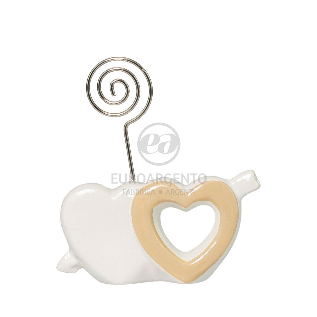 Segnaposto doppio cuore