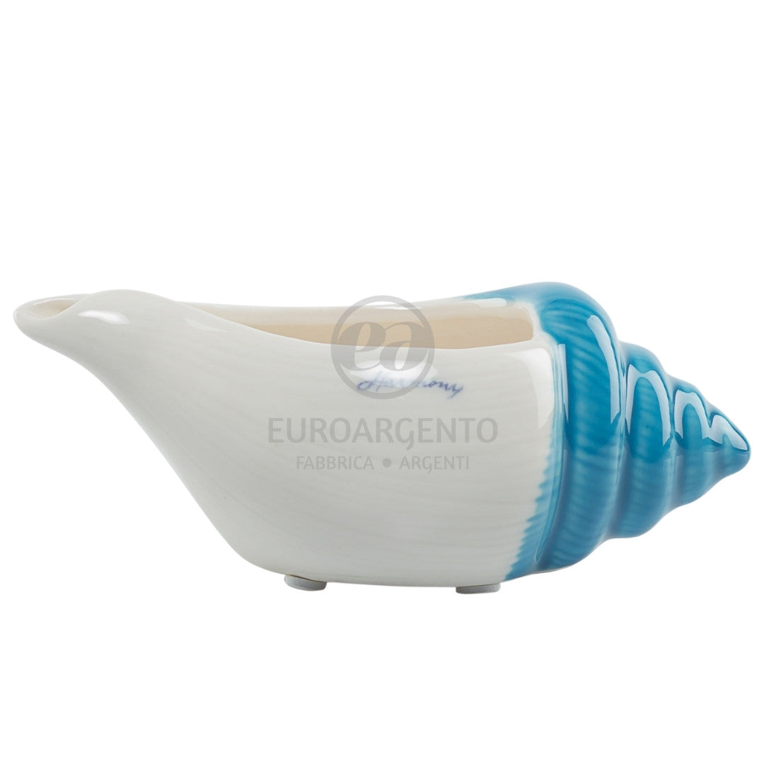 Tema marino - Svuota tasche conchiglia (blu-bianco)