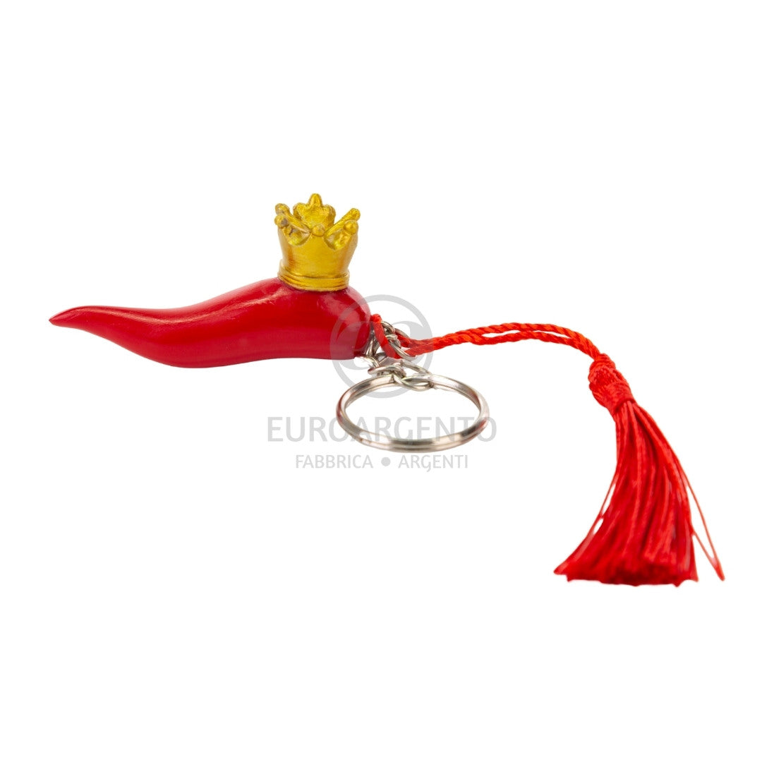 Portachiavi corno laurea con corona