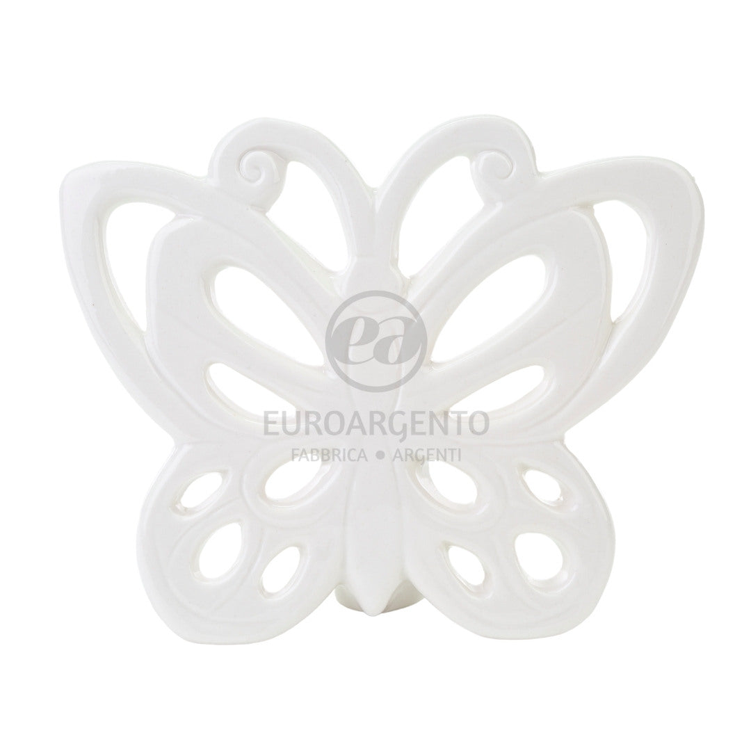 Farfalla d'appoggio bianco (grande)