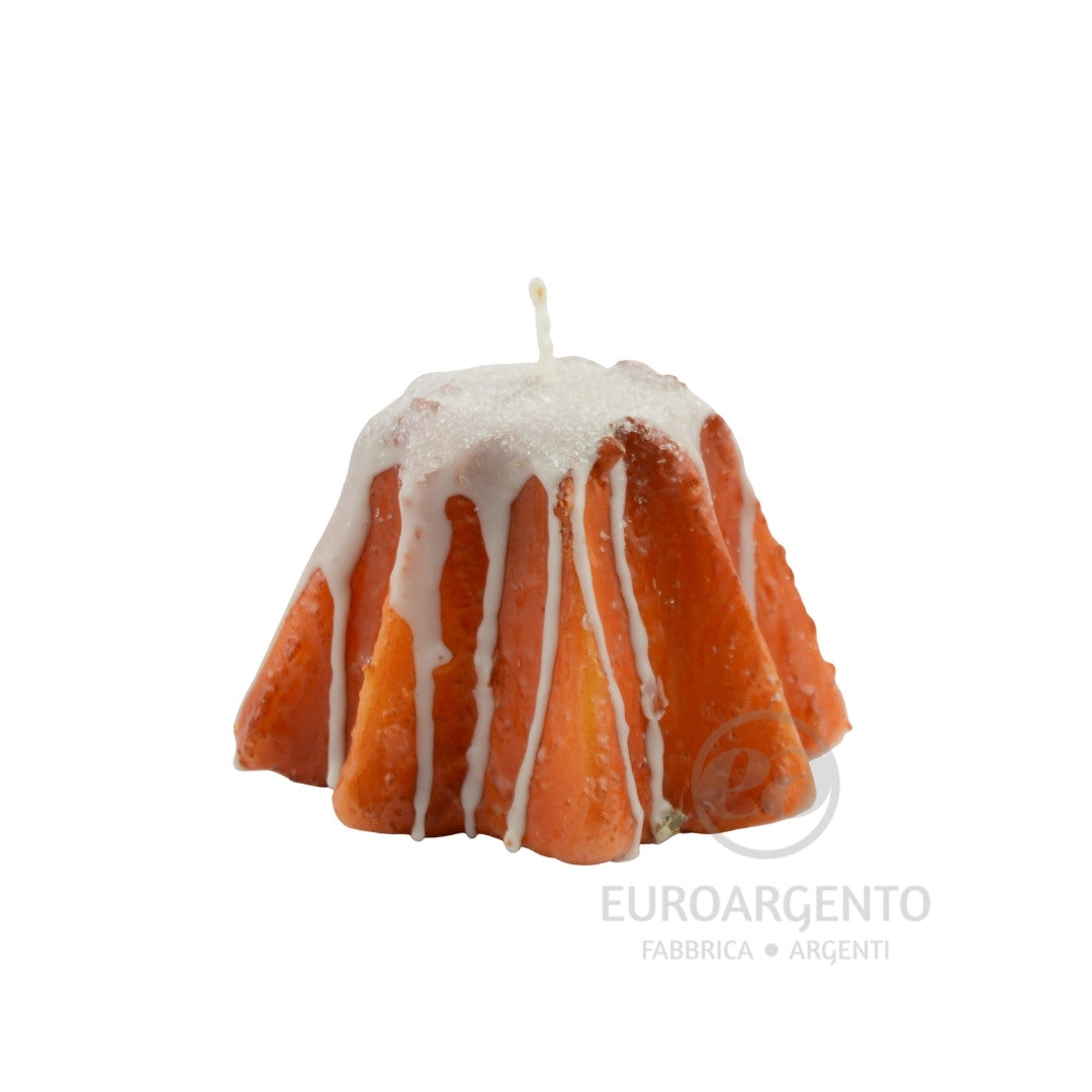 Candela pandoro con glitter