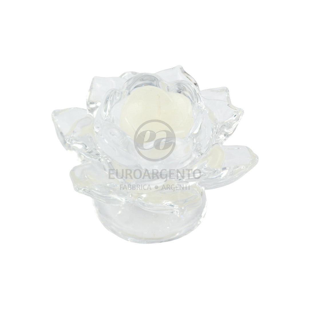 Candeliere Fiore con candela