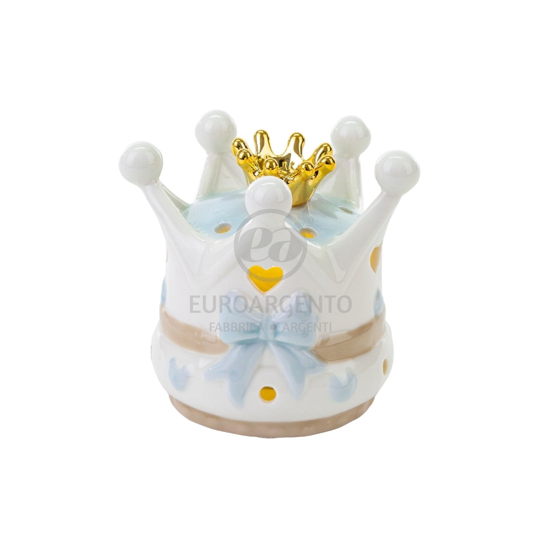 Corona con led (celeste)