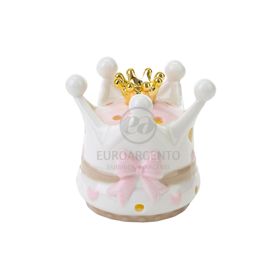 Corona con led (rosa)