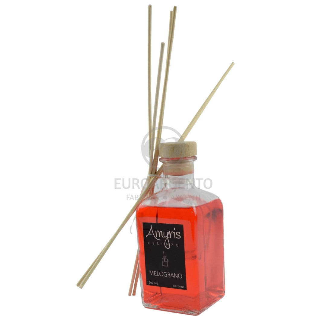 Diffusore con bacchette al melograno (500ml)