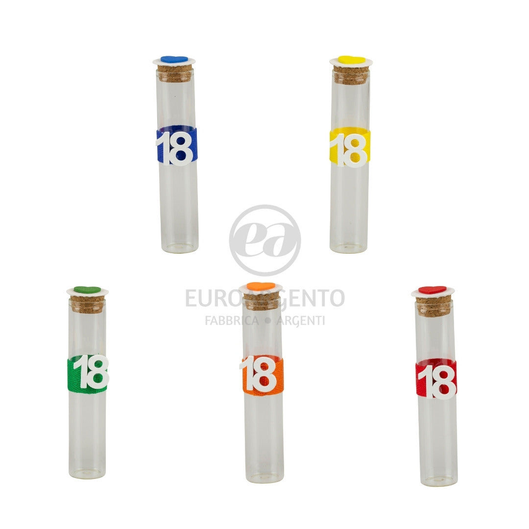 Fialetta porta confetti con 18