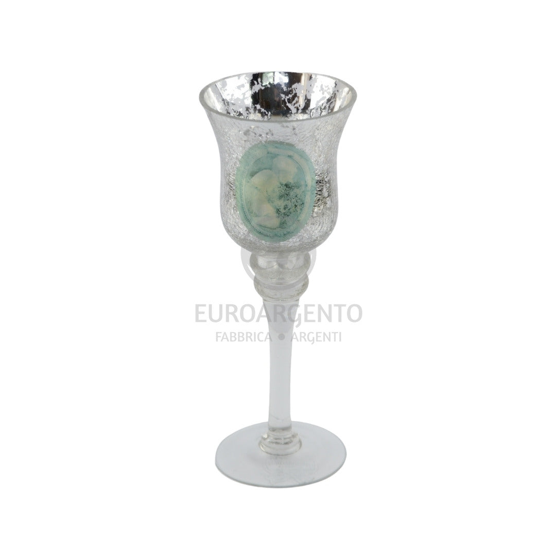 Portacandela con angelo