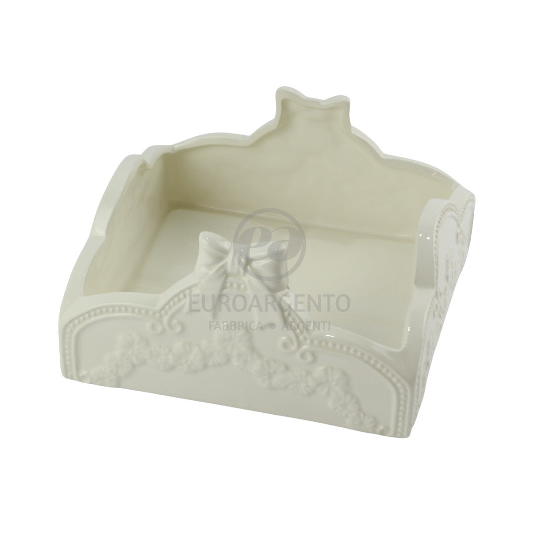 Portatovaglioli decoro fiocco