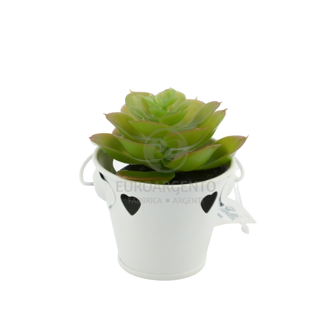 Secchiello con cuori h5.5cm