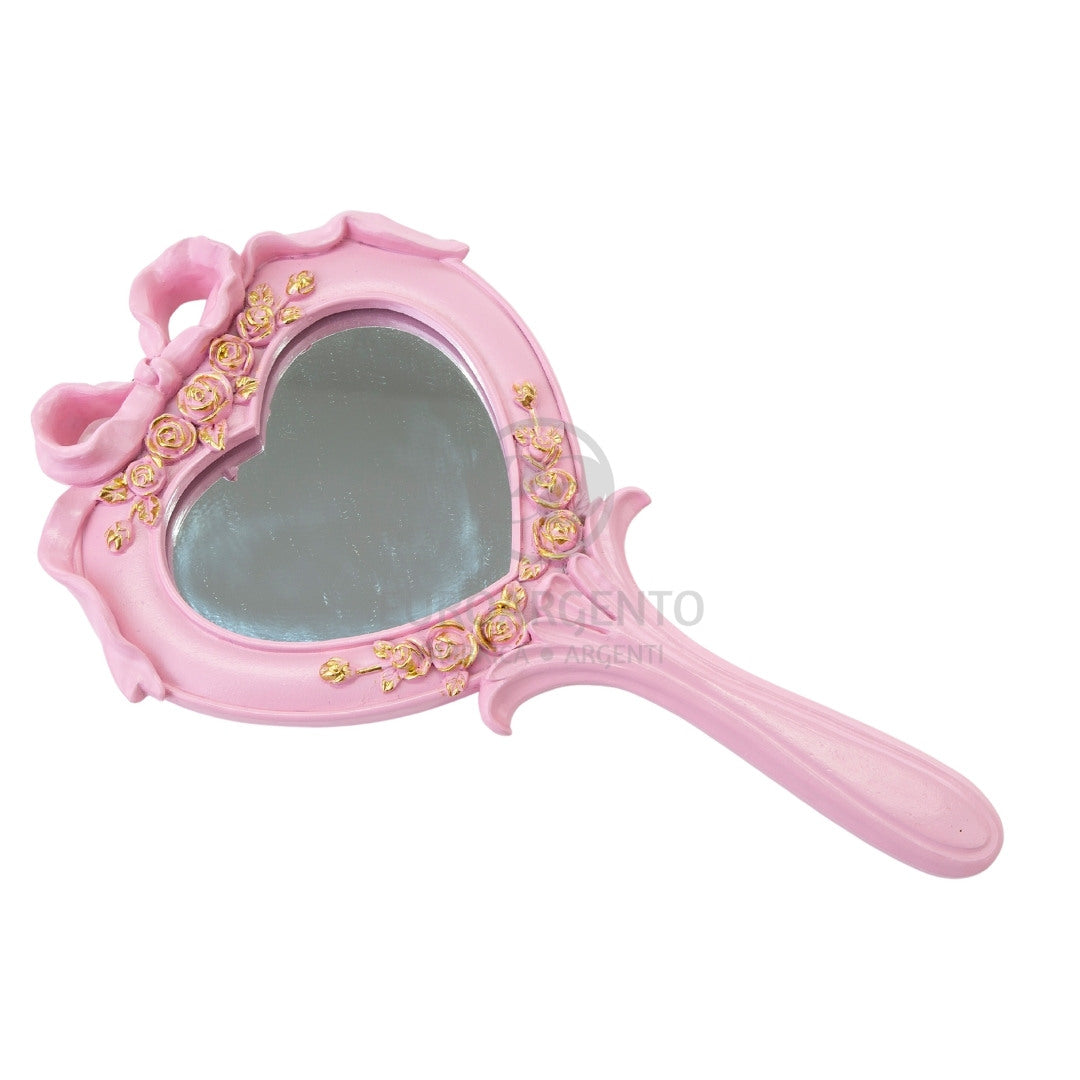 Specchio cuore (rosa)