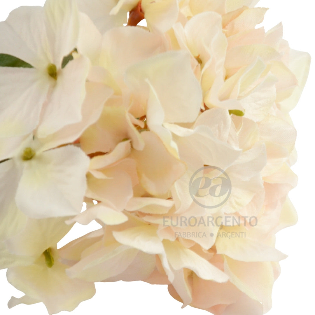 Stelo ortensia artificiale - Cipria