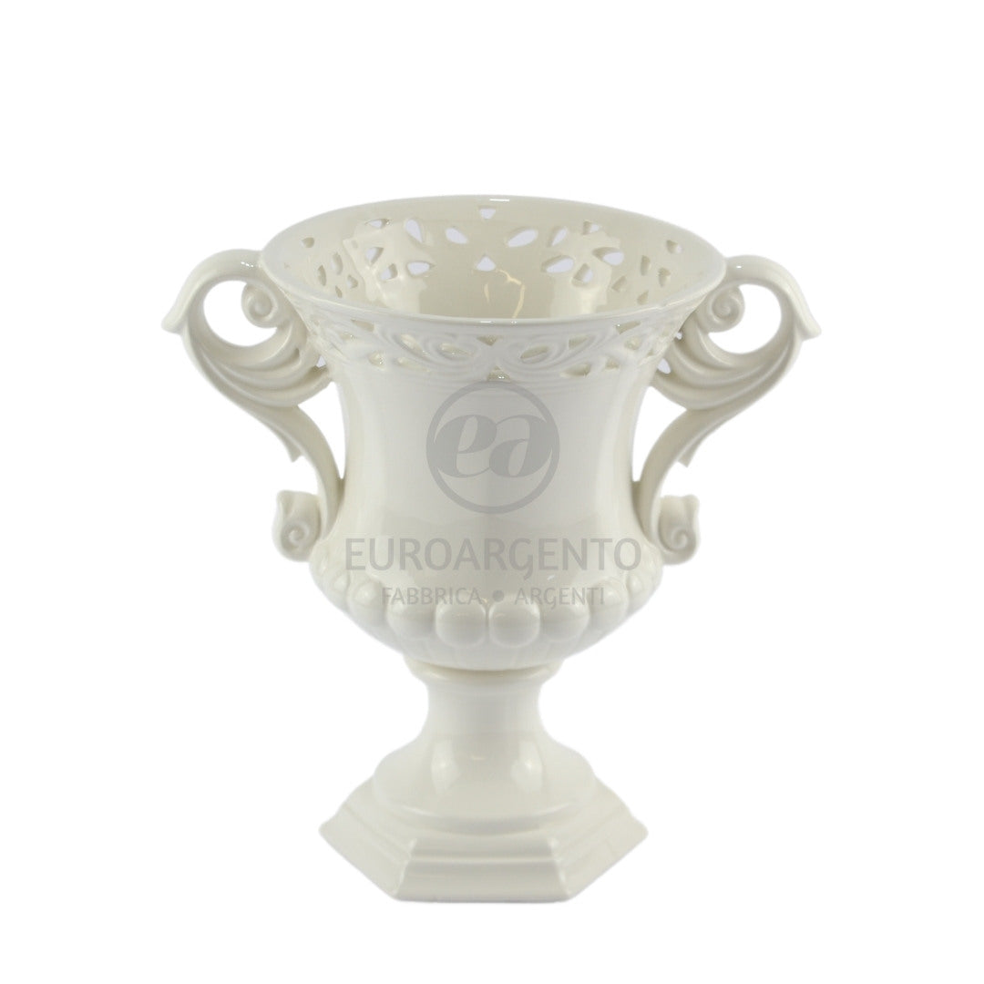 Vaso coppa con manici grande