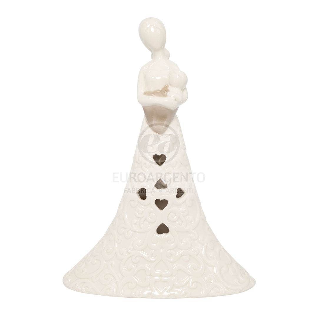 Maternità porcellana con led (grande)