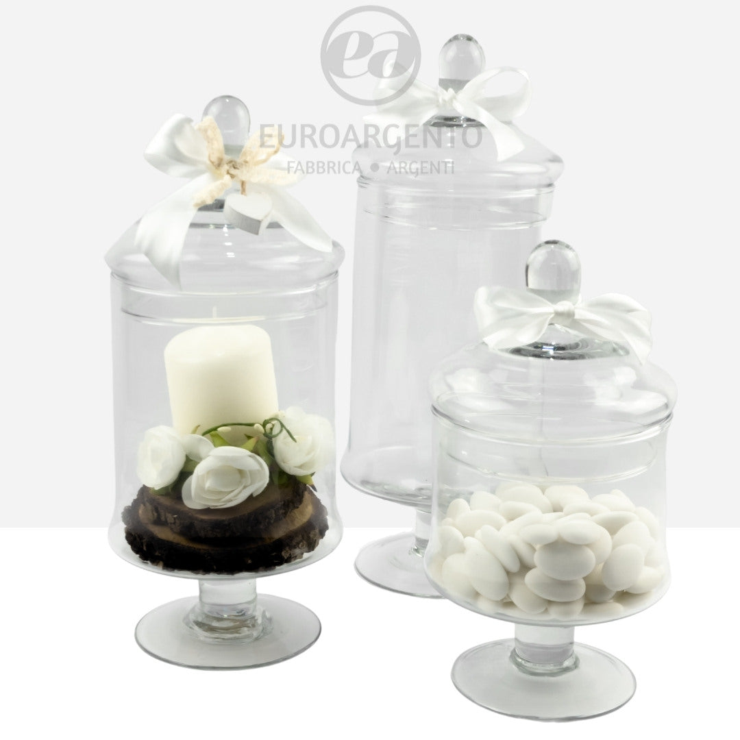 Potiche porta biscotti h34 cm