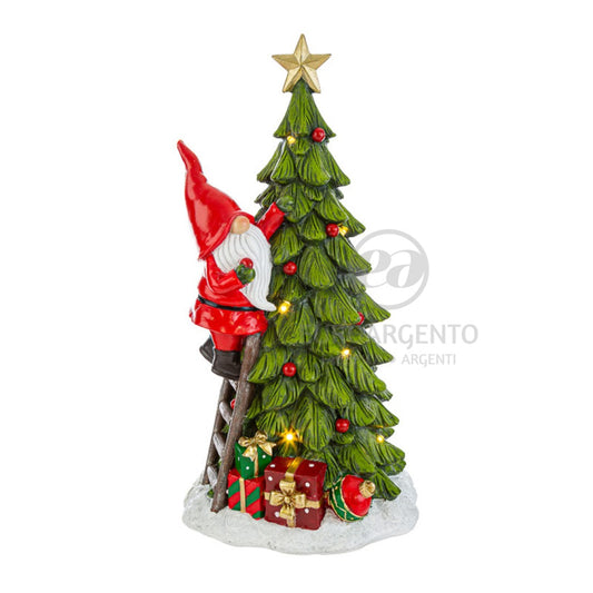 Albero di Natale c/gnomo