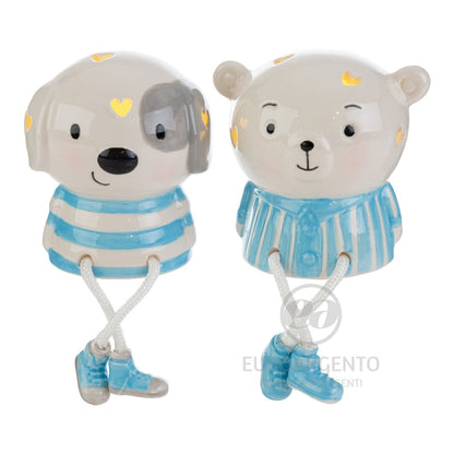 ANIMALI led (Celeste) - 2 MOD. ASSORTITI