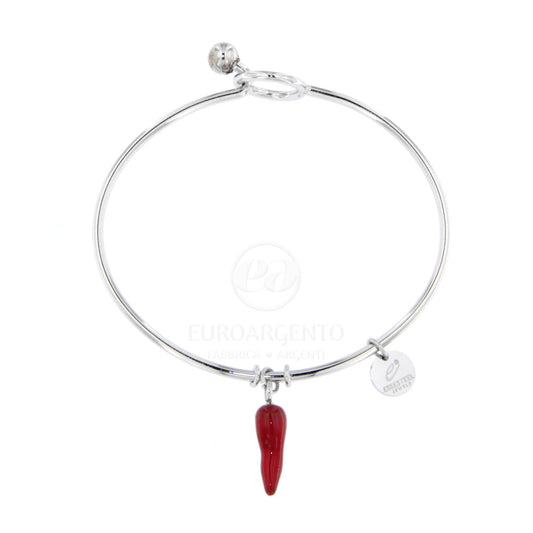 Bracciale corno portafortuna