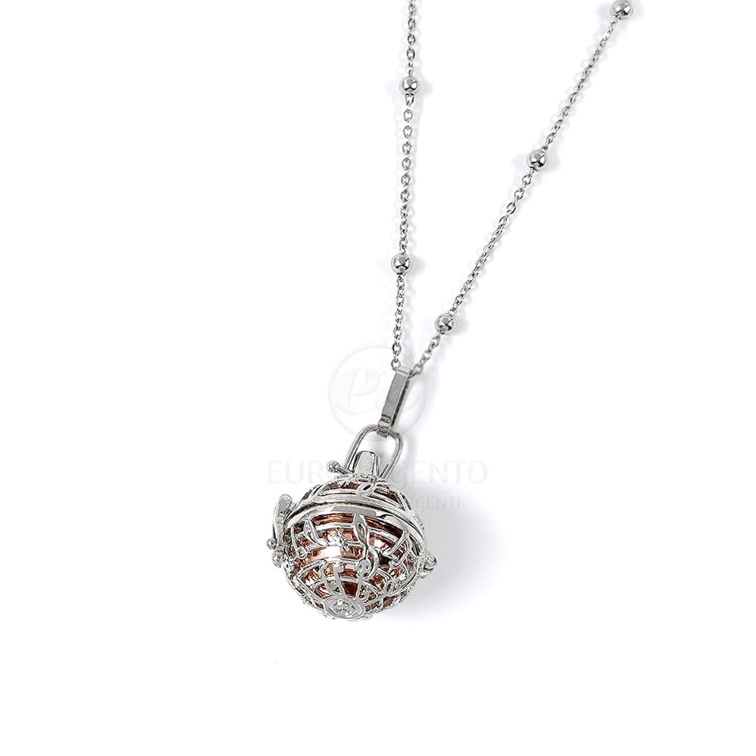 Collana acciaio ciondolo gravidanza