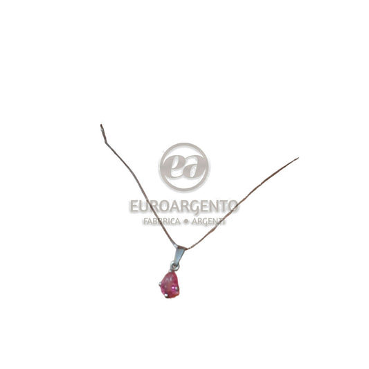 Collana con pendente rosa