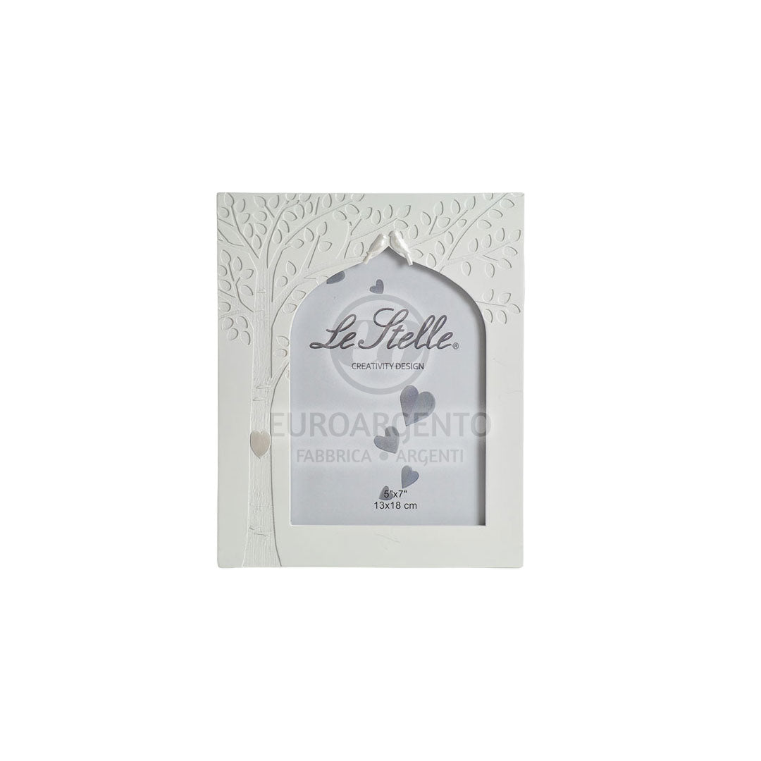 Portafoto alberello bianco (13x18)