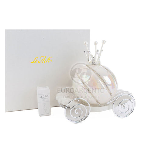 Profumatore carrozza bianco e argento(grande)