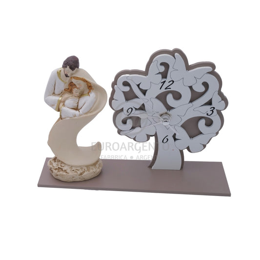 Orologio albero della vita con famiglia