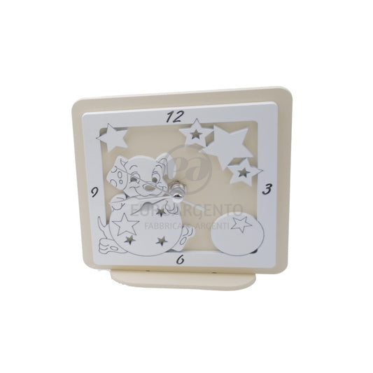 Orologio da tavolo con cagnolino 12x12