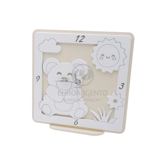 Orologio da tavolo con orsetto 17x17