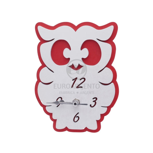 Orologio da tavolo gufo (rosso)