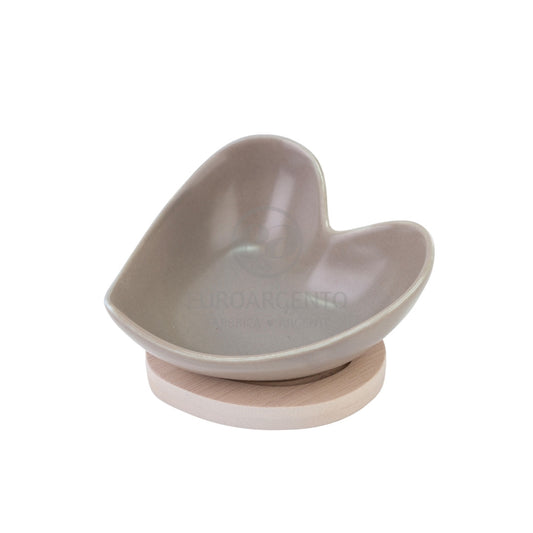 Ciotola cuore con base (piccola)