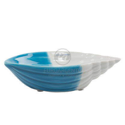 Tema marino - Svuota tasche conchiglia (blu-bianco)