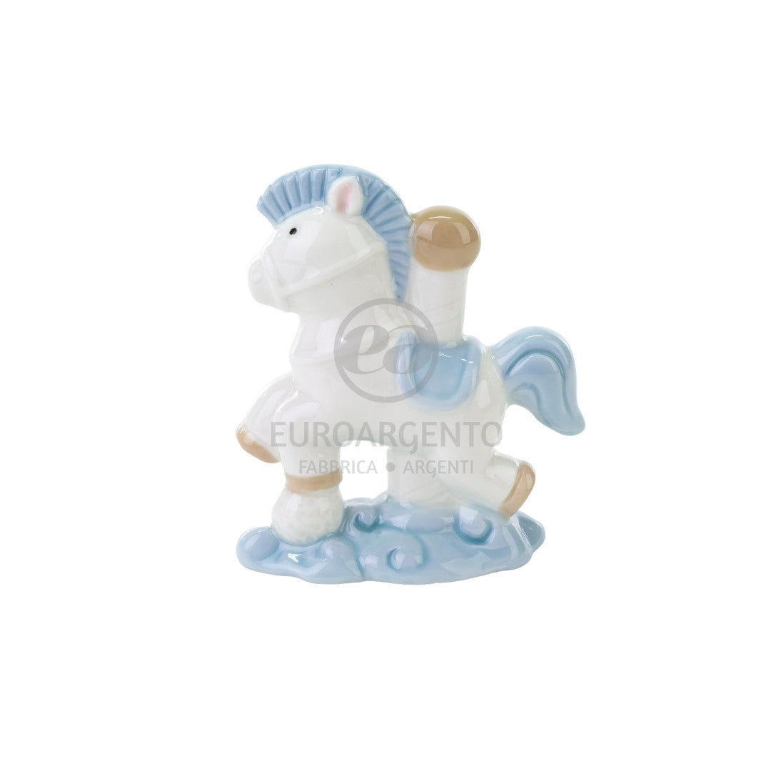 Cavalluccio (bianco e celeste)