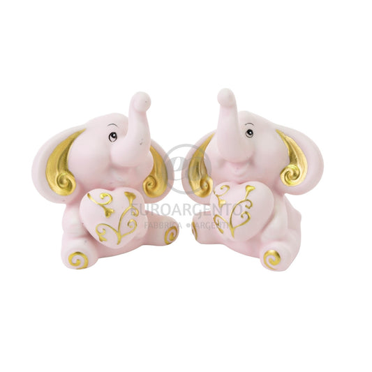Elefantino (rosa e oro)